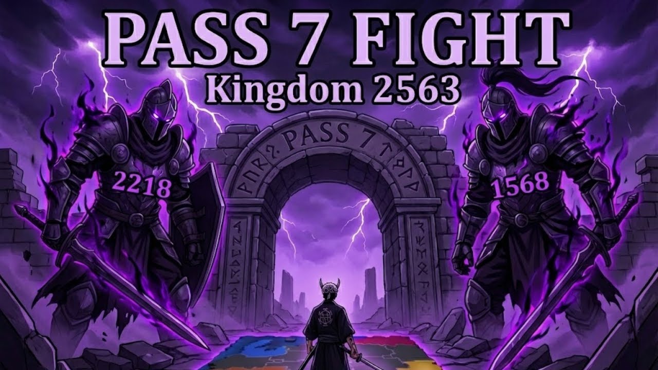 Rise of Kingdoms| 2v1 Pass 7 Battle | KVK 2563 Live War