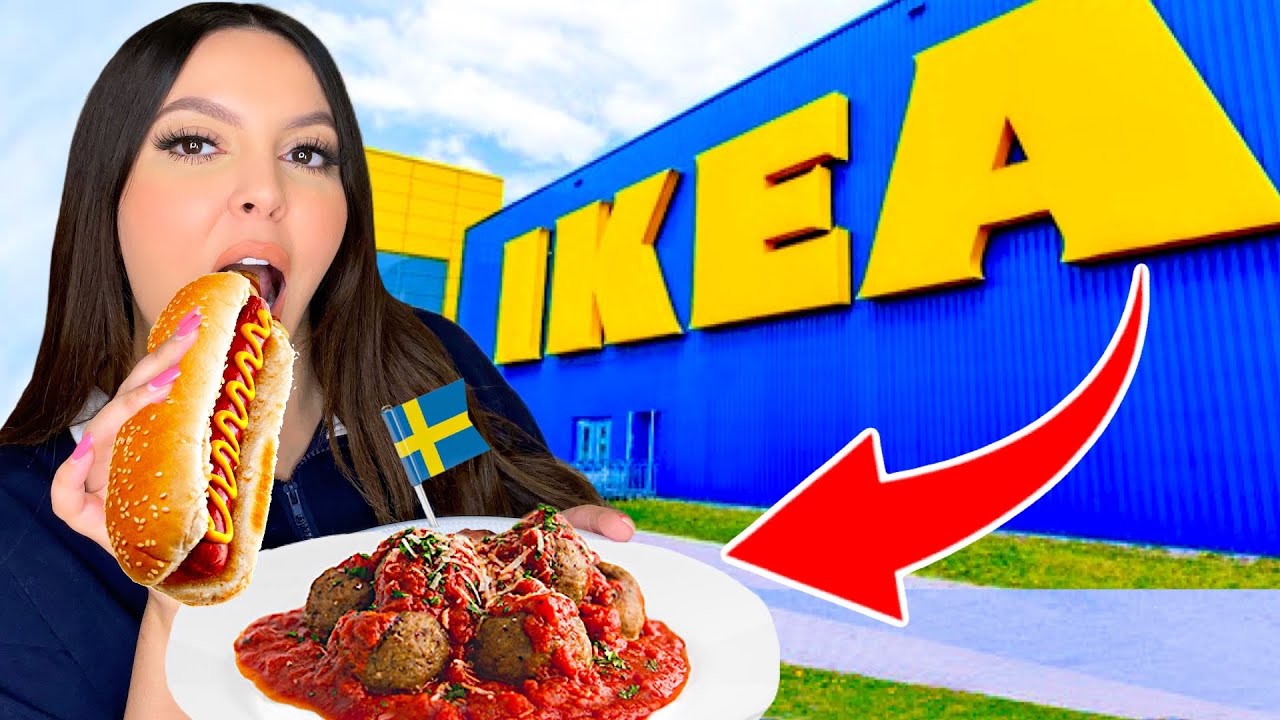 تحدي أكلت أكل من Ikea لمدة اسبوع كامل!!🌭😱 انصدمت..