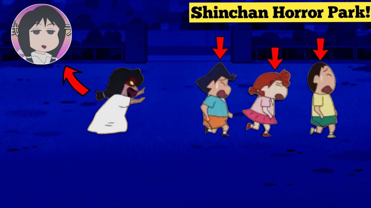 Shinchan Horror Park episode explain | shinchan creppy pasta