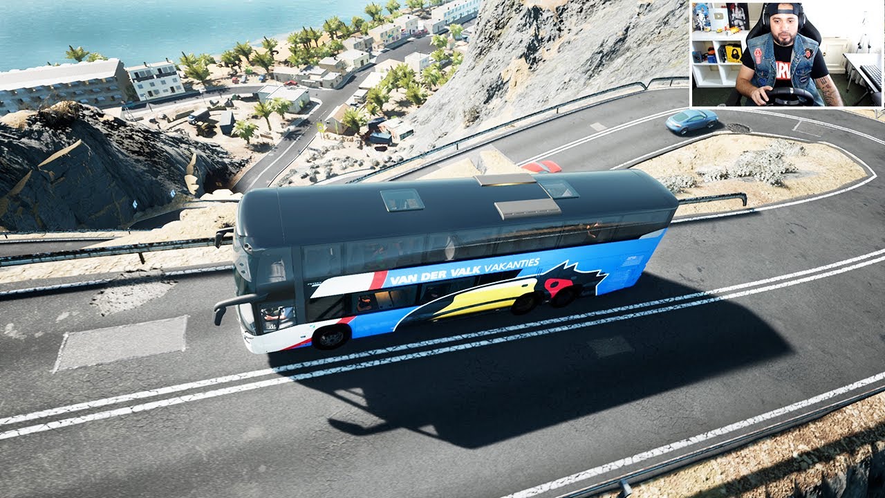 Ruta Extrema y Complicada Con El Bus VDL Futura FDD2 Tourist Bus Simulator