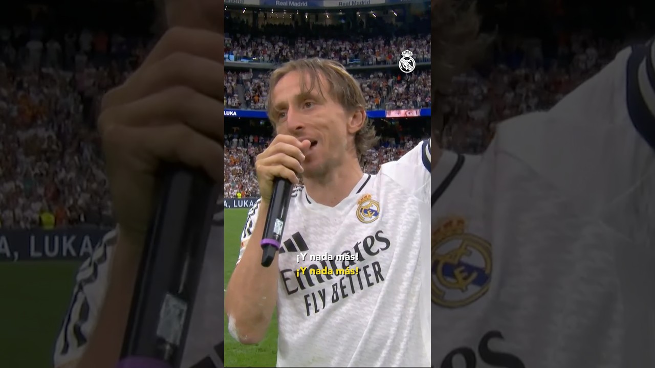 🥹 #Modric 🥹 #GraciasLuka #RealMadrid