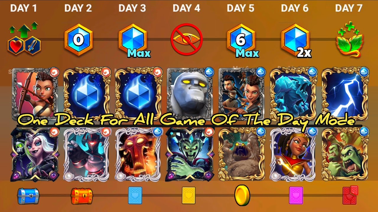 Just One Deck 🔥 For All Game Of Day Mode! Castle Crush