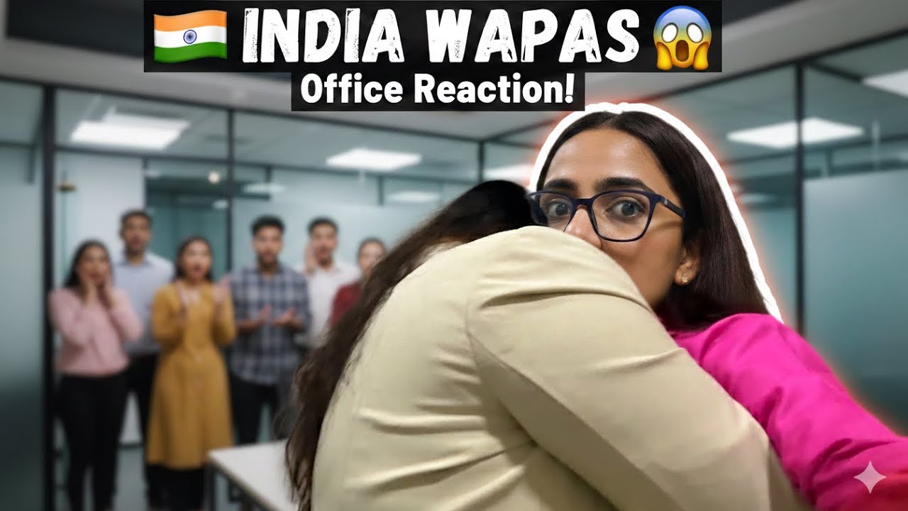 Back to India 🇮🇳 | 2 Days Office Vlog | Sabka Reaction Shocked 😱 