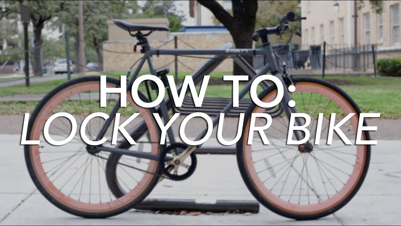 How To Lock Your Bike