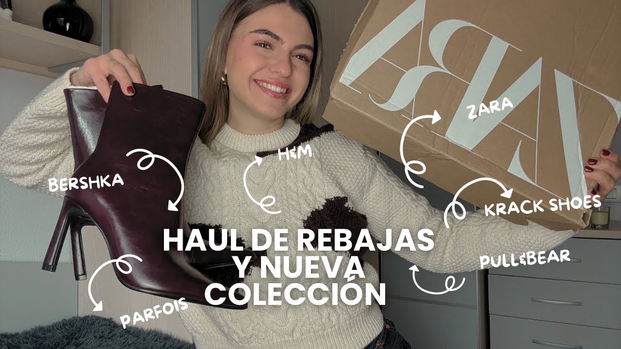 HAUL ZARA, PULL, PARFOIS, H&M, BERSHKA… rebajas y nueva colección ✨ | Oihane Egea