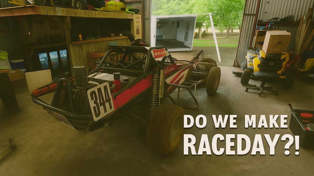 Drama before RACEDAY?! Finally PAINTING the chassis!!