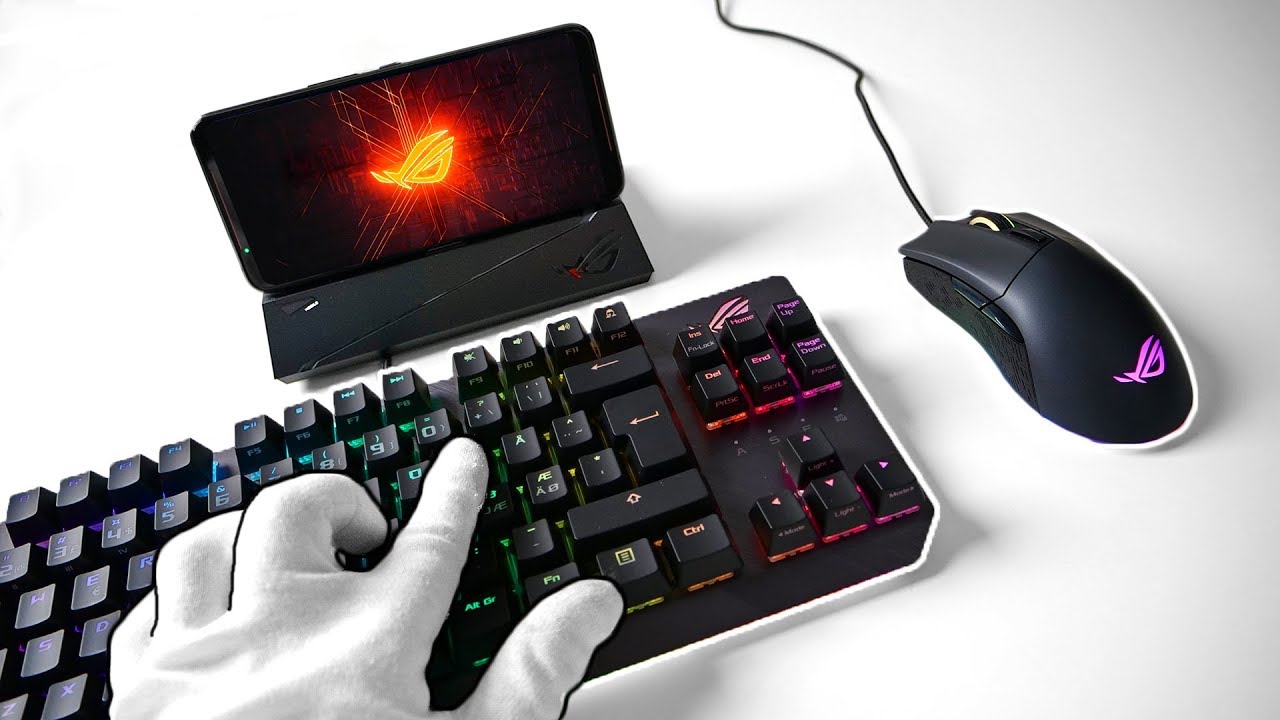 Mouse & Keyboard on SMARTPHONE... Unboxing Asus ROG Phone 2 Desktop 