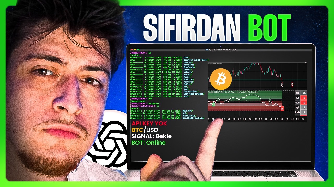 Yapay Zeka ile Kripto Botu Yapıyoruz | Sıfırdan Basit Anlatım