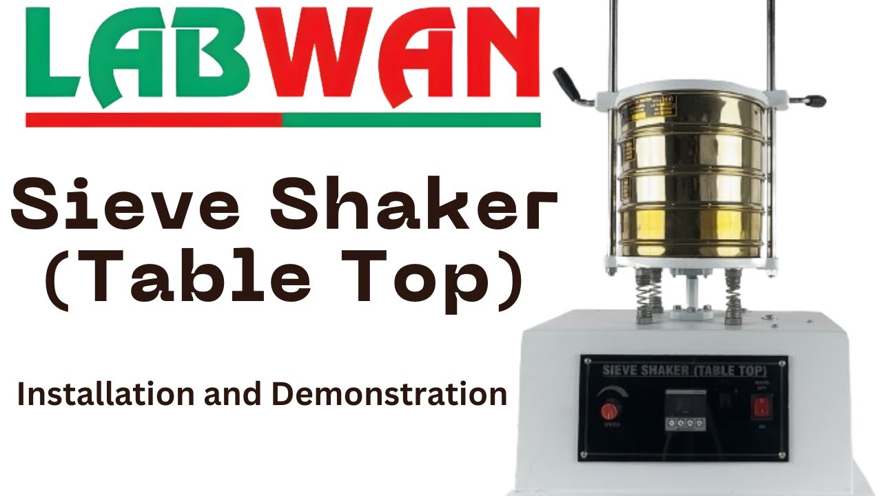Sieve Shaker Installation and Demonstration