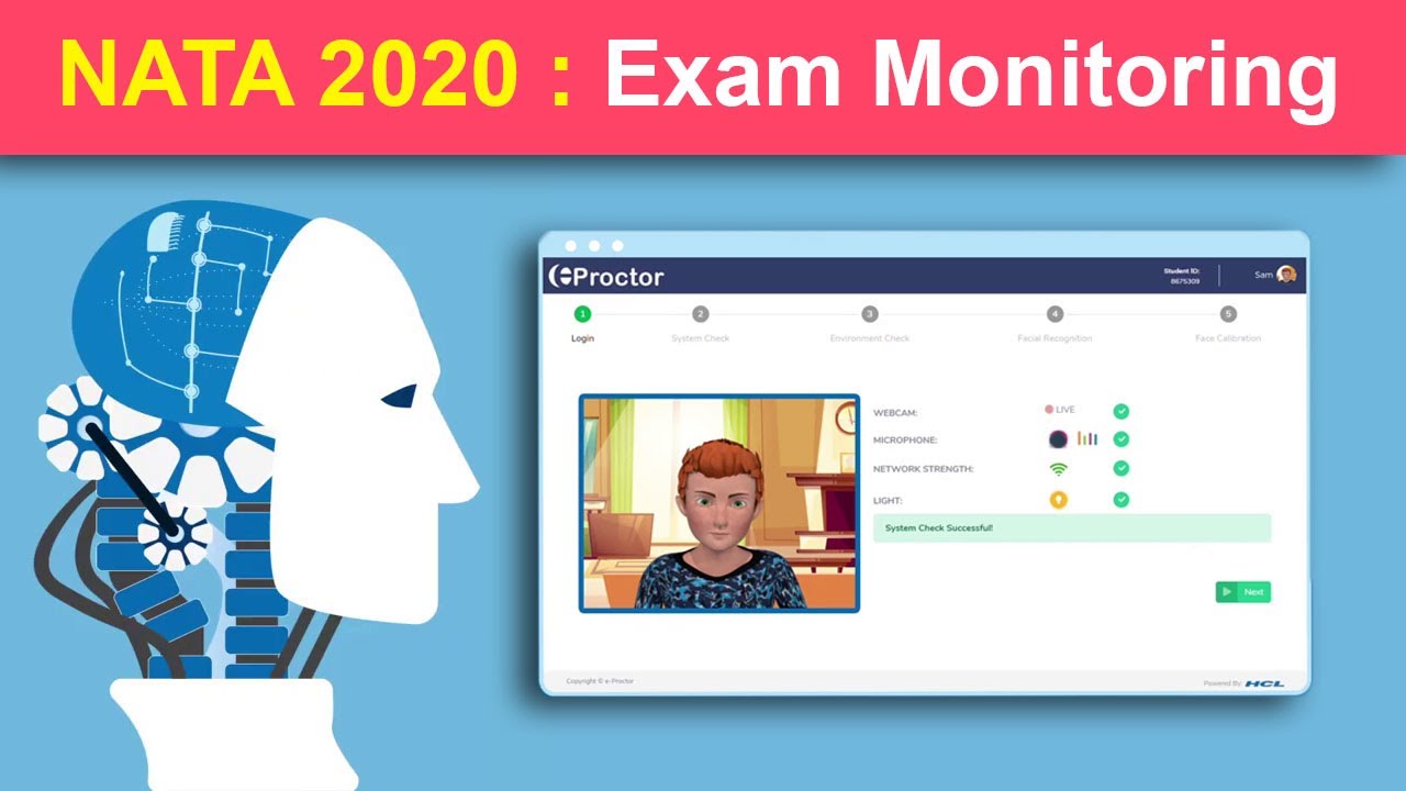 NATA exam proctored assessment | How online exam will be conducted in home ?