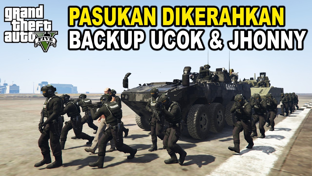 JHONNY DIKIRIM KE MARKAS RAHASIA - GTA 5 MOD ZOMBIE SURVIVAL #225