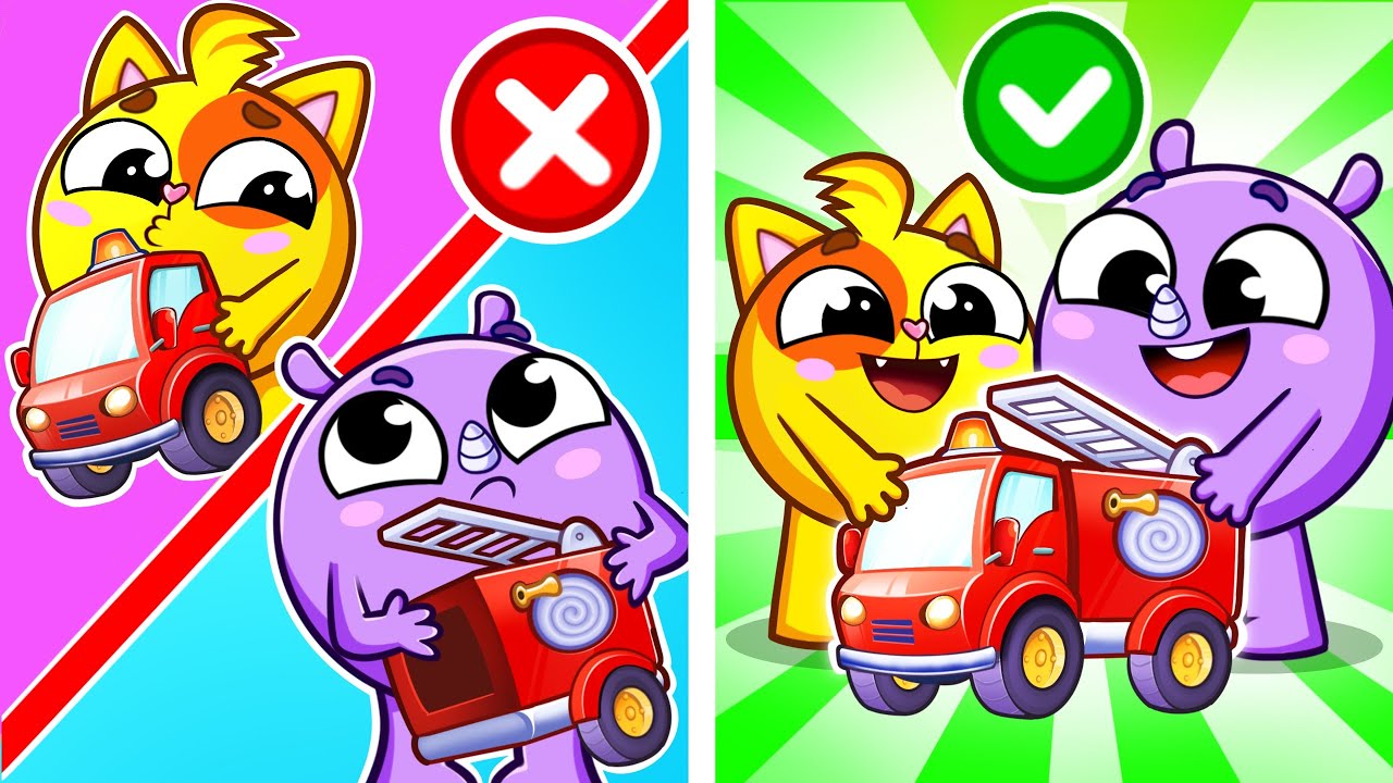 Sharing Our Favorite Toys 💖 Sharing Is Caring | Let's Play Together! Kids Songs | Baby Zoo & Friends