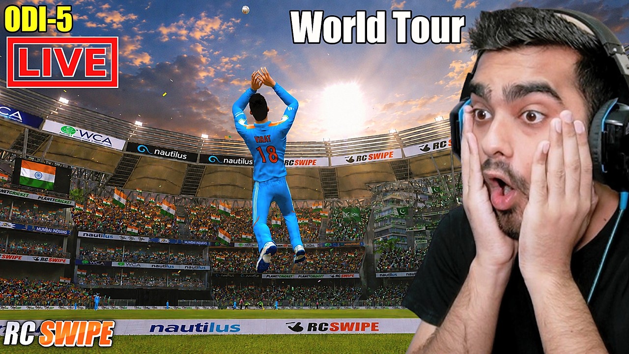 Finals! India Vs Pakistan RC Swipe Hardcore LIVE World Tour (ODI-5)