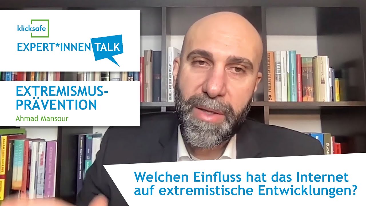 Einfluss Internet extremistische Entwicklung? | klicksafe Expert*innen-Talk: Extremismus-Prävention