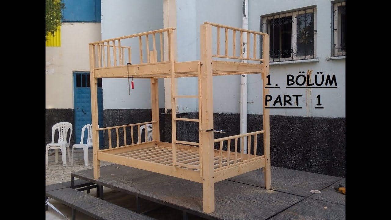Bunk Bed making Easy, Strong, cheap / ucuza ahşap ranza yapımı #bunkbed #woodworking #diycrafts
