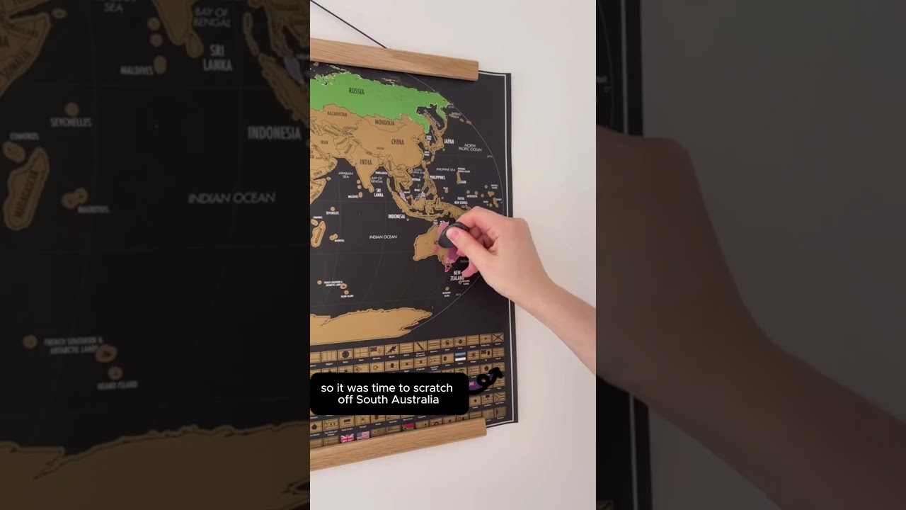 World Map Scratch Off| The Perfect Travel Tracker! #worldmap  #travelmap