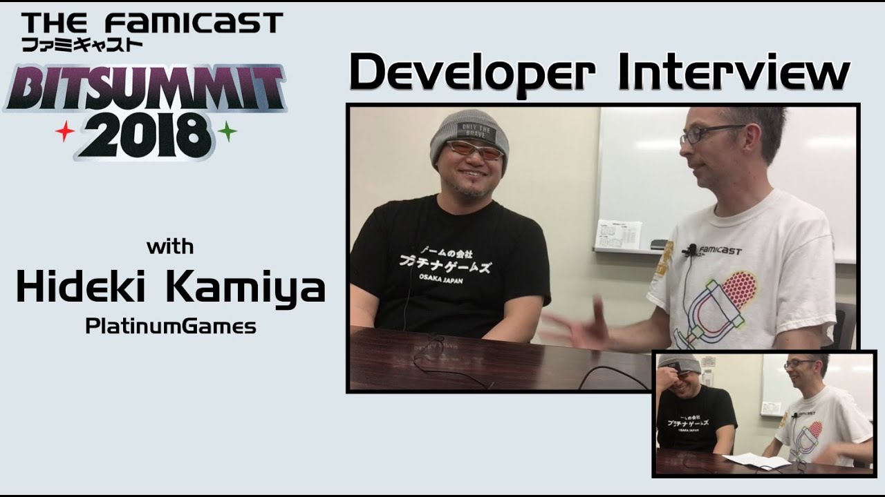 Hideki Kamiya Interview | Famicast @ BitSummit 2018