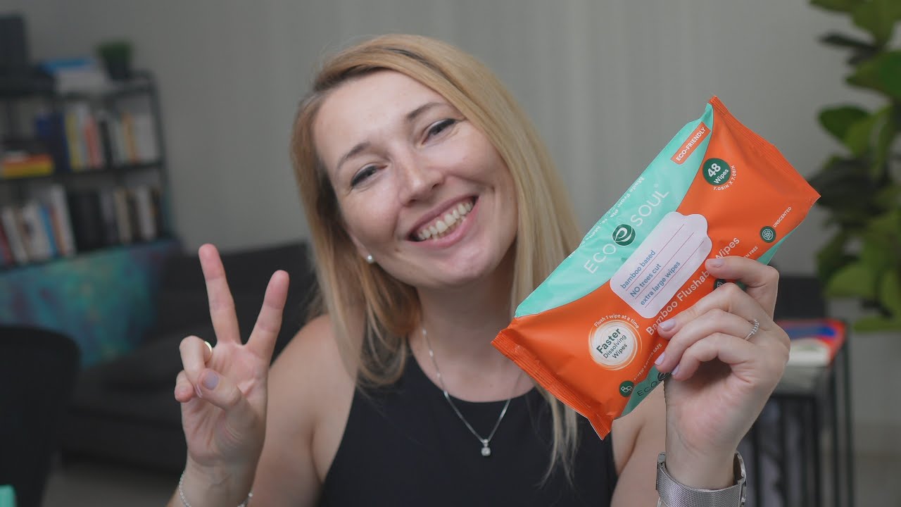 Honest Review ECO SOUL Bamboo Flushable Wipes Unscented