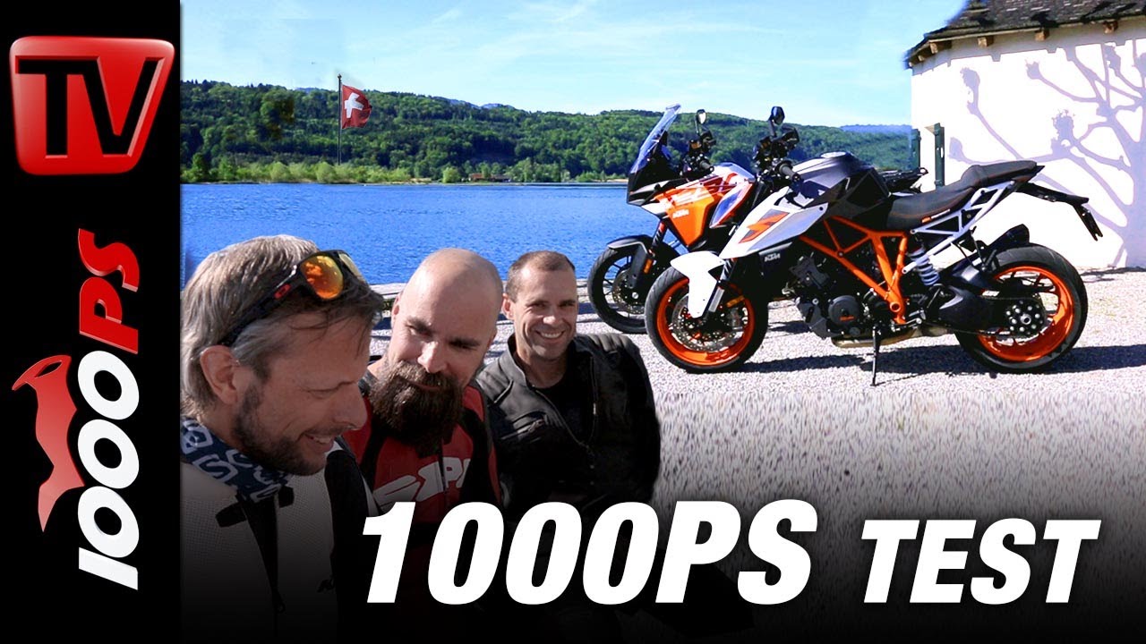 1000PS Test - KTM 1290 Superduke versus KTM 1290 Superadventure S Vergleich Schweiz mit Horst Saiger
