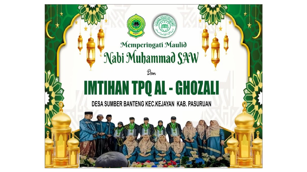 PENGAJIAN UMUM DALAM RANGKA IMTIHAN TPQ AL = GHOZALI SUMBER BANTENG 2025