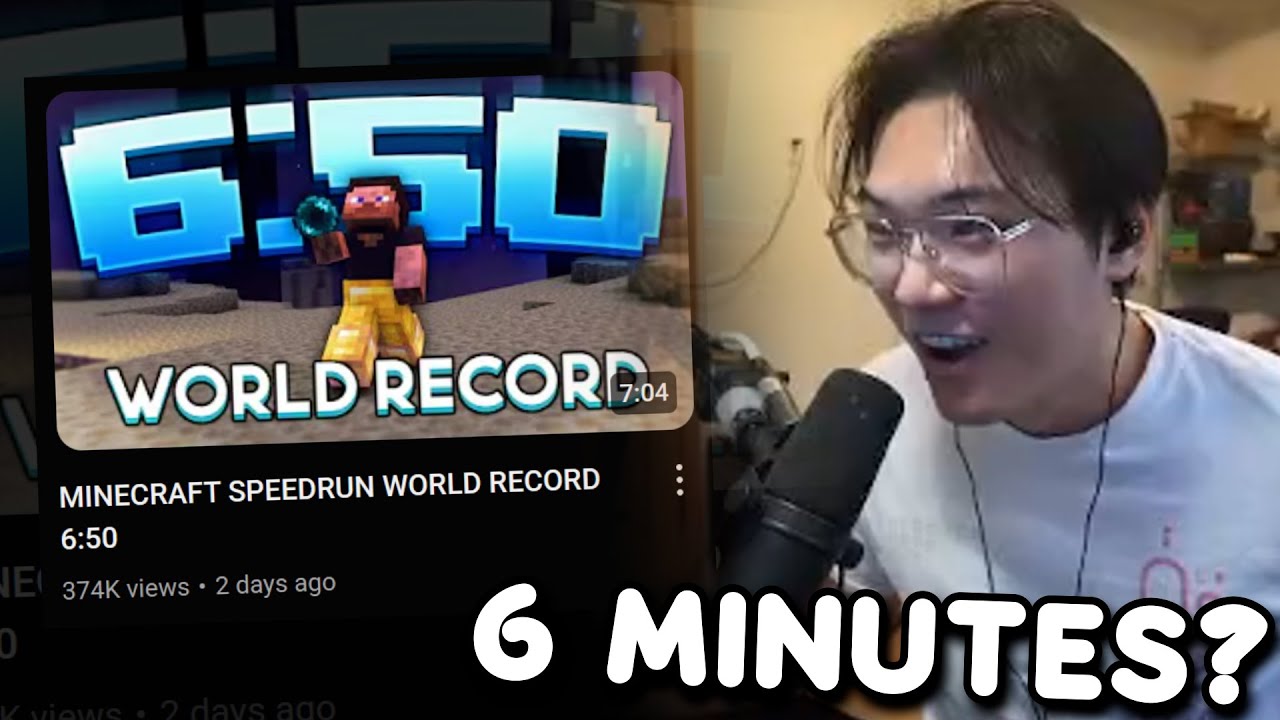 The NEW Minecraft Speedrun World Record is INSANE....