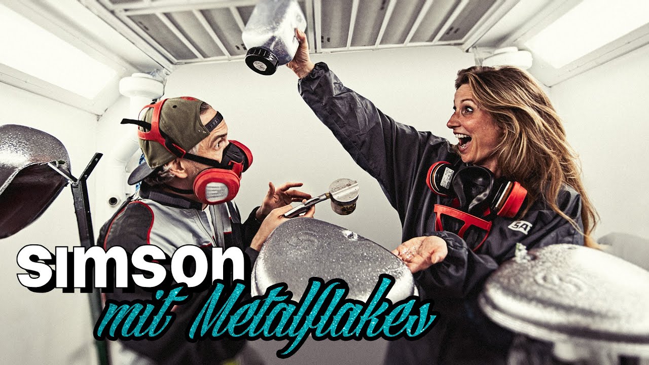 SIMSON S51 mit extremer Metal-Flake-Lackierung | Dannys SCHRAMMWERK