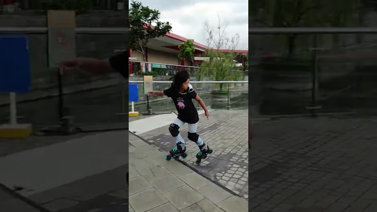 Sepatu Roda 3 Wheels Inline Skate Turun Tangga Mundur, QBIG - BSD 【AIRADE】