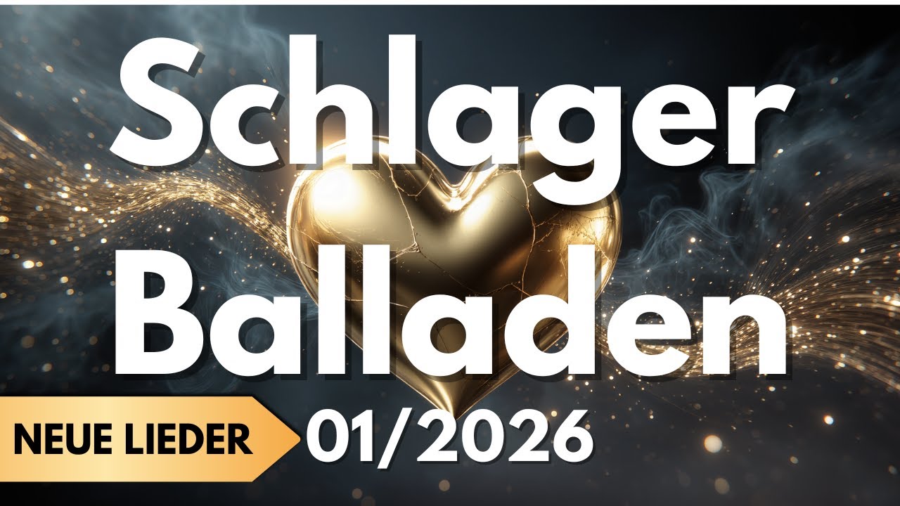 Schlager Balladen 01/2026 - Die schönsten neuen Gefühle | Liebe & Herzschmerz ❤️
