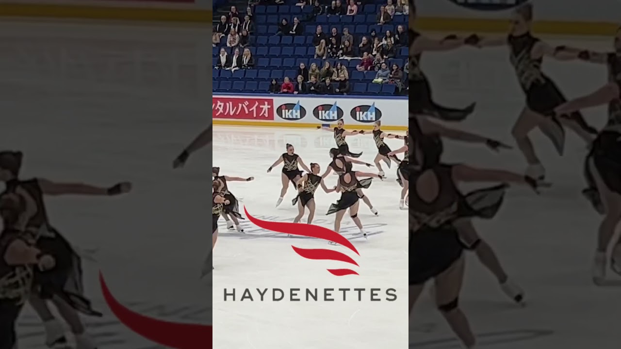 Haydenettes USA1 at World Synchro 2023 #SynchronizedSkating #Haydenettes #Muodostelmaluistelu