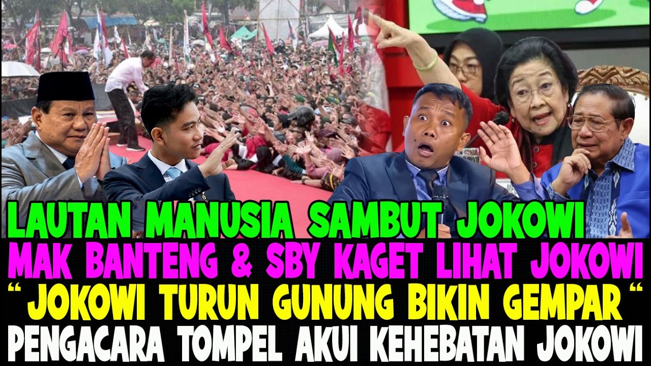 GEGER..!! MAK BANTENG NGAMUK LIHAT RIBUAN RAKYAT TEGAL MENYAMBUT JOKOWI 😂 JOKOWI TURUN GUNUNG 🔥