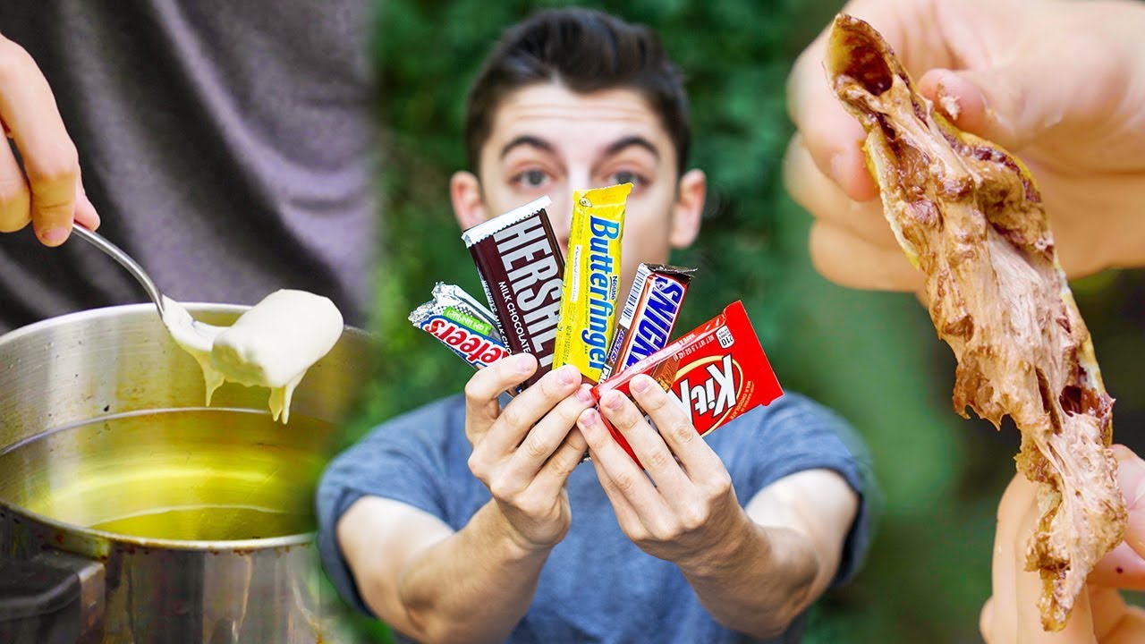 Deep Frying Chocolate Bars! | Chef Eitan Bernath