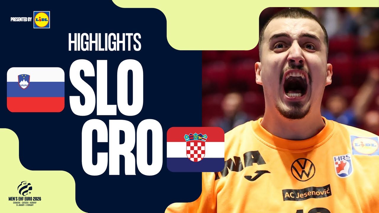 Slovenia vs Croatia | Highlights | Men's EHF EURO 2026