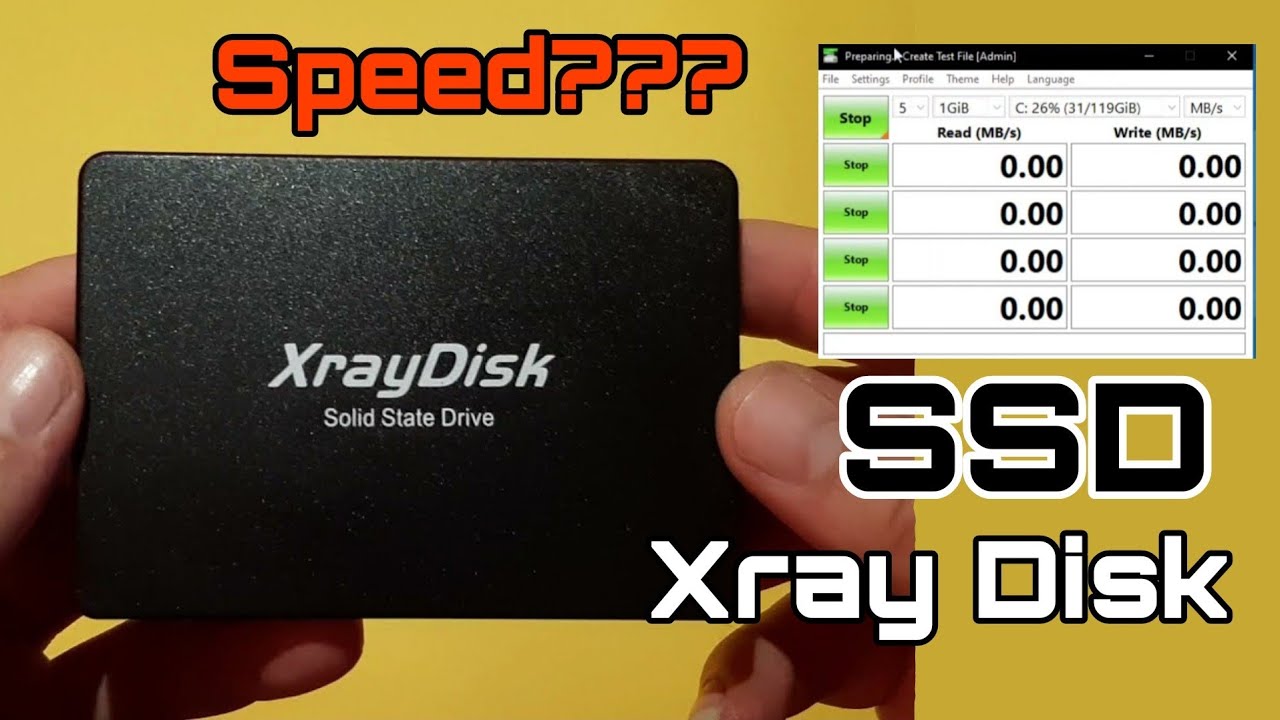 XRayDisk - SSD Speed Unboxing & Review