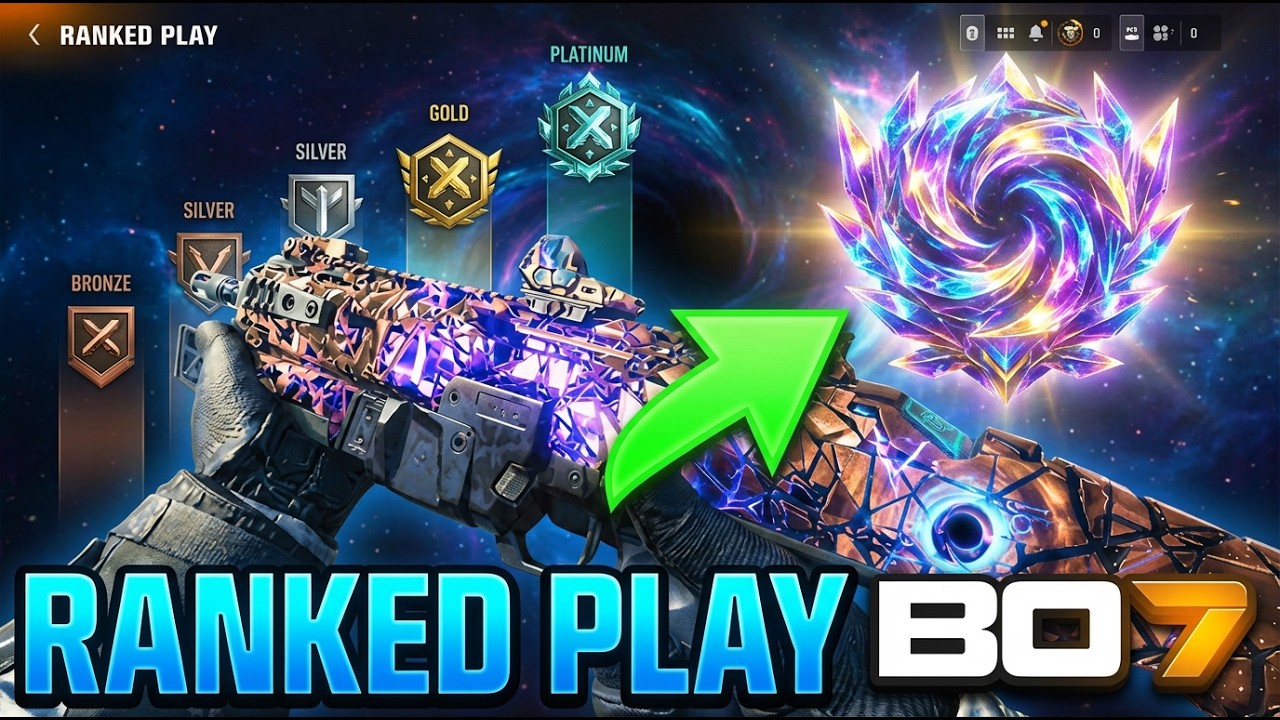 BO7 RANKED PLAY IS HERE!!! (BO7 BRONZE TO IRIDESCENT!) (Episode 1)