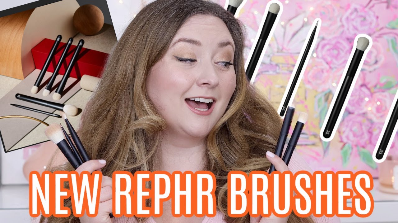 TESTING NEW REPHR BRUSHES ... Get Ready With Me featuring NEW brush shapes from Rephr