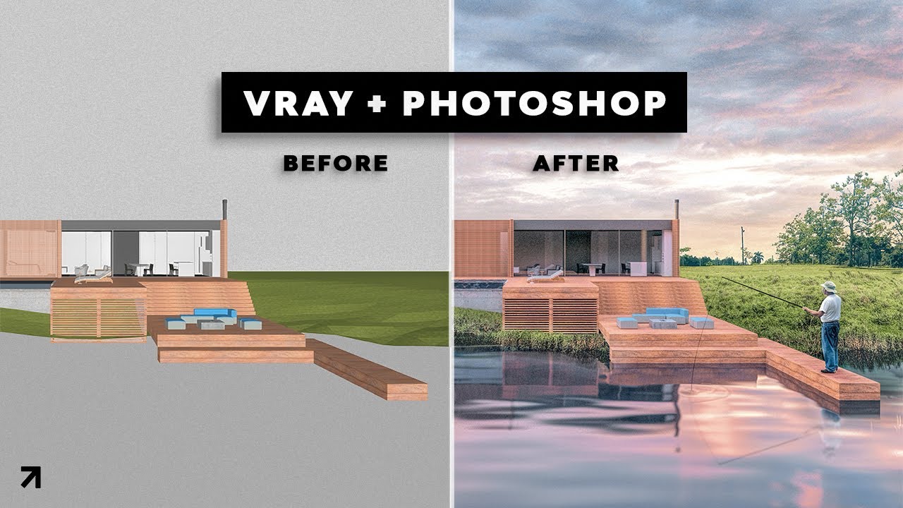 Lake House Post-production in Photoshop!