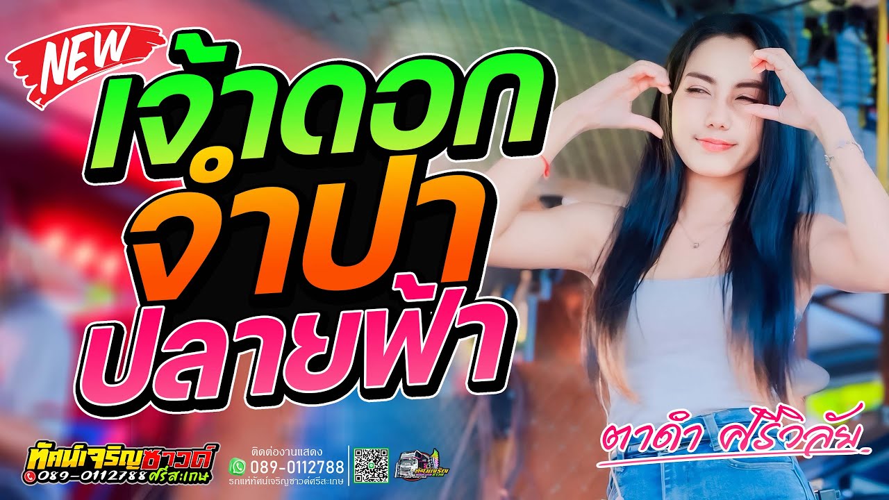 เจ้าดอกจำปา+ปลายฟ้า - ตาดำ ศรีวิลัย [Cover Version แสดงสด] รถแห่ทัศน์เจริญซาวด์ศรีสะเกษ
