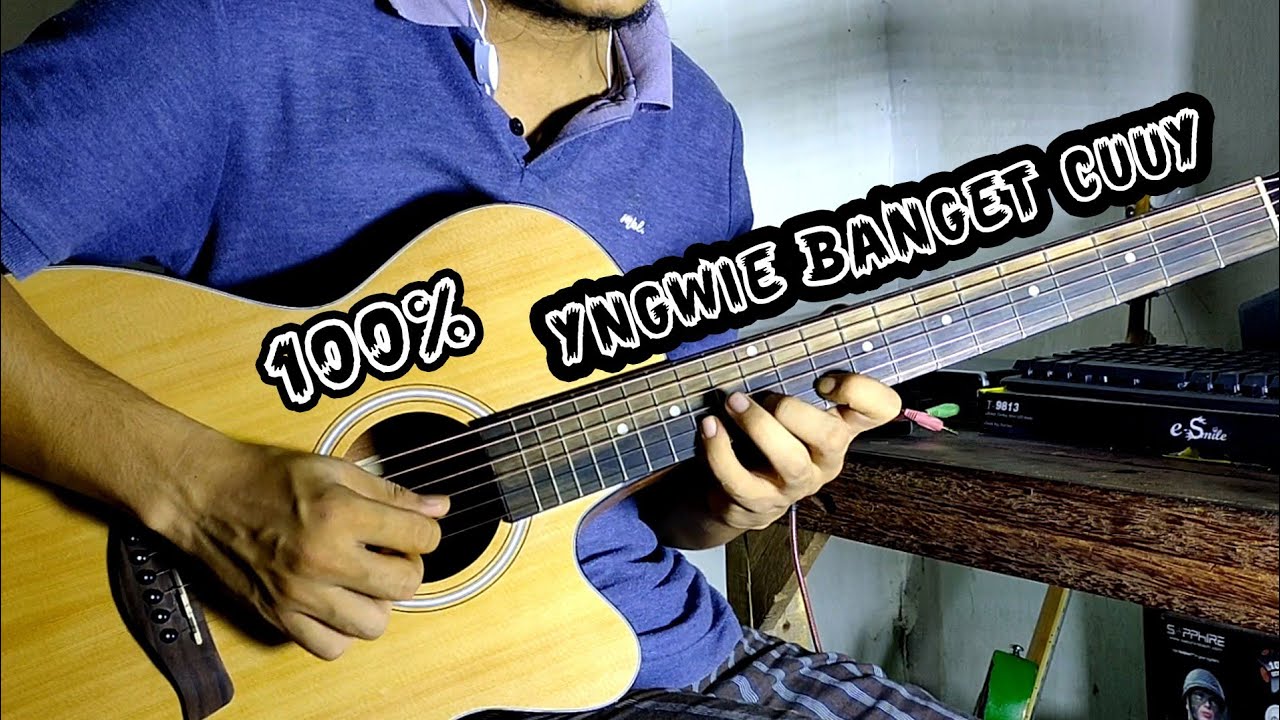 (TUTORIAL GUITAR) | MAIN LICK INI DI GITAR BOLONG, AUTO JADI YNGWIE MALMSTEEN...