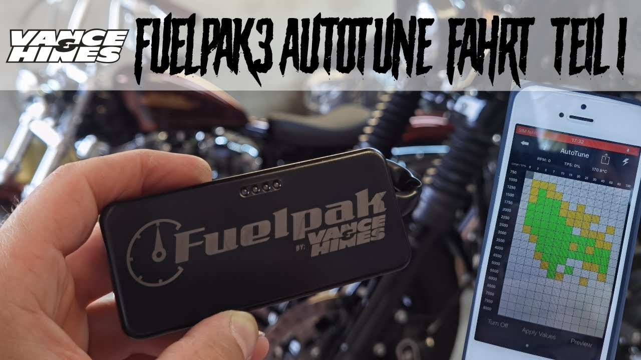 Auto Tune Session 1 | Vance & Hines Fuelpak FP3 | Harley Davidson | Deutsch