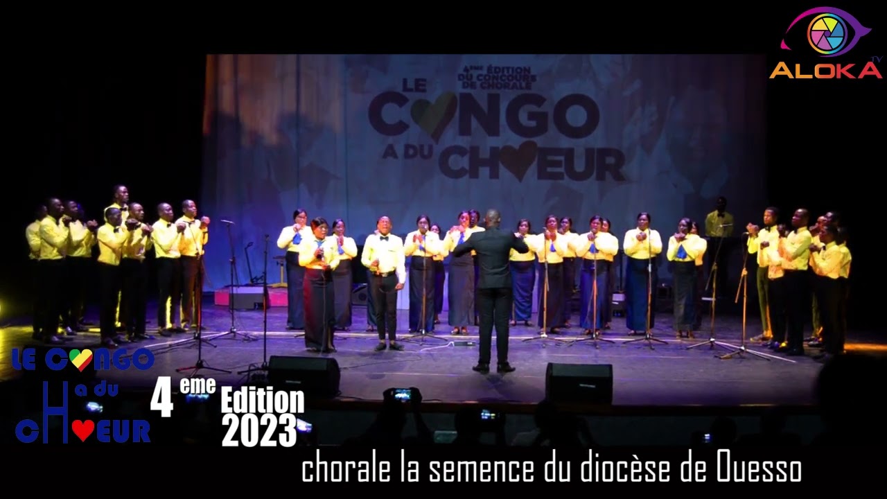 la chorale du diocèse de Ouesso*4eme Édition du concours des chorales du Congo(by ALOKA TV)