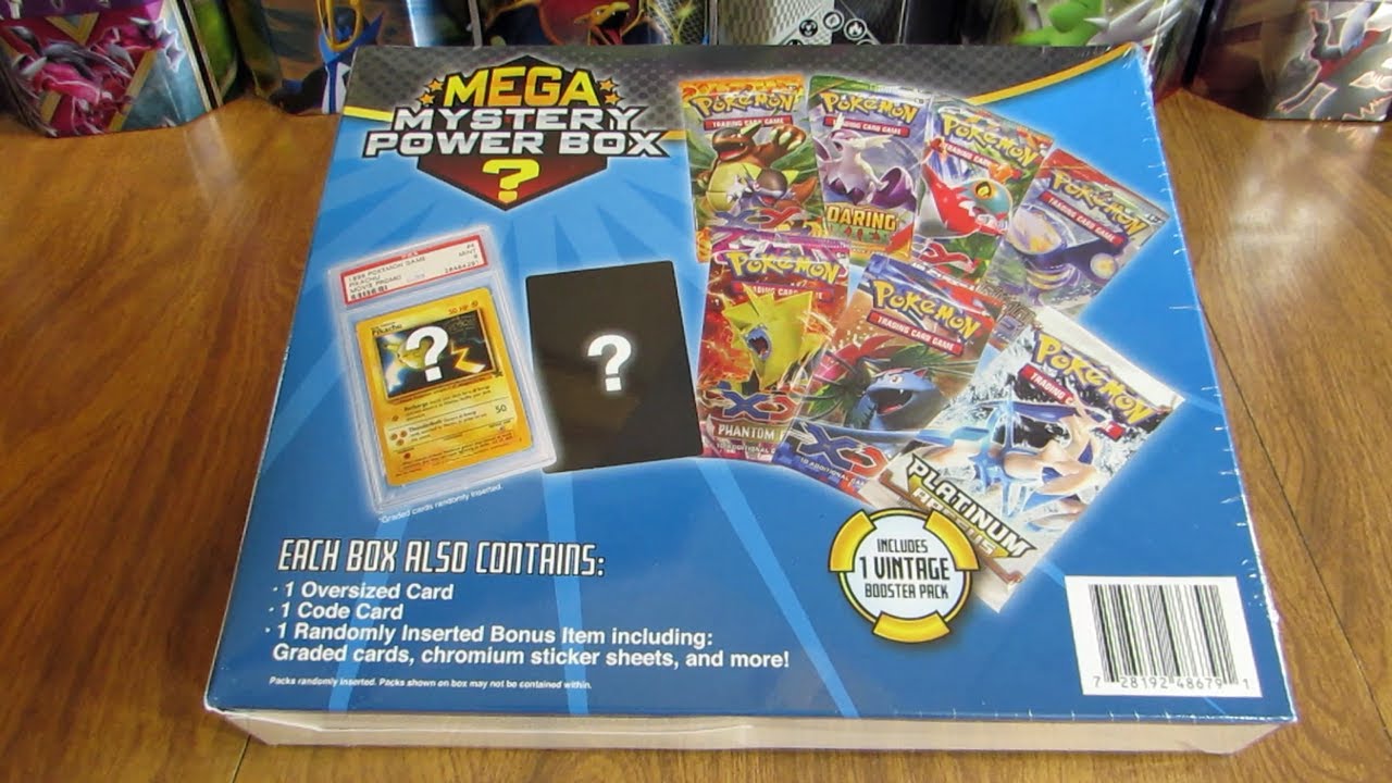 Pokemon MEGA Mystery Power Box Opening