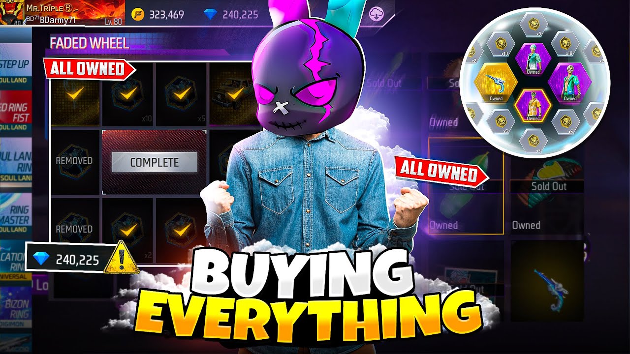 FREE FIRE এর সব EVENT খালি করতে কত ডাইমন্ড লাগলো 🤯 RIP&nbsp;DIAMONDS&nbsp;😱