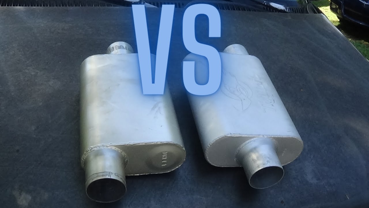 Thrush welded vs summit racing dual chamber muffler chevy 6.0