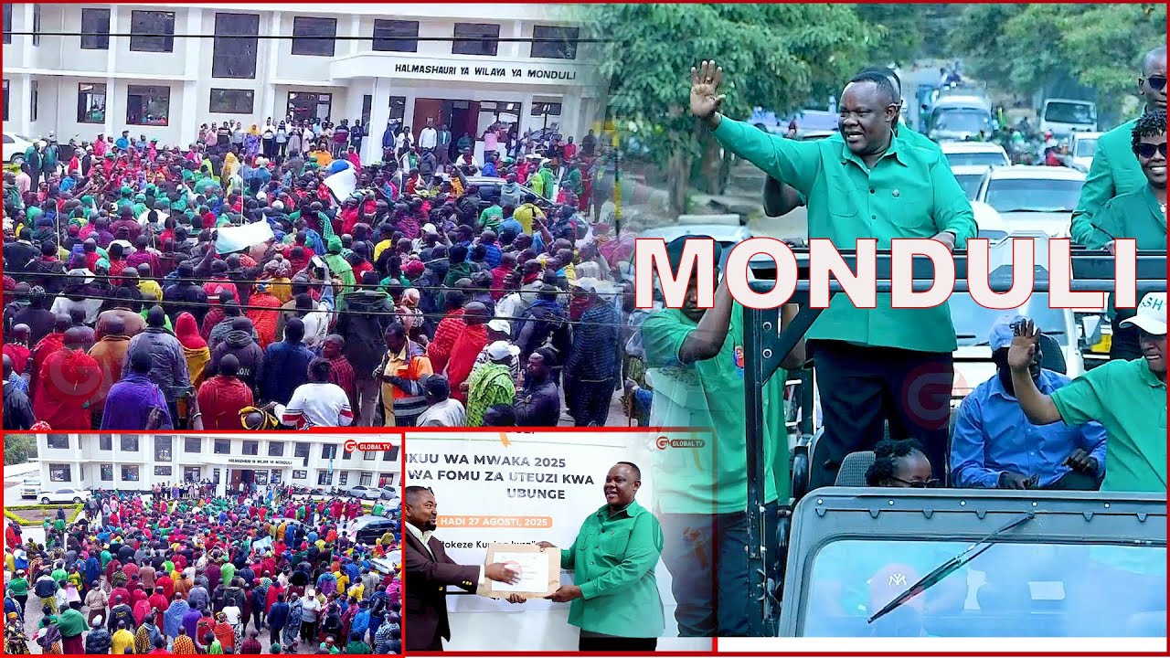 MONDULI YASIMAMA! MGOMBEA wa CCM KADOGOO AKICHUKUA FOMU - MAELFU ya WANANCHI WAMSINDIKIZA...