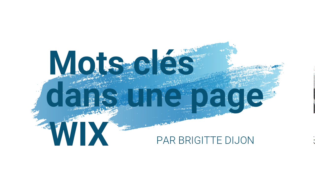 Mots clés dans les textes de votre site Wix