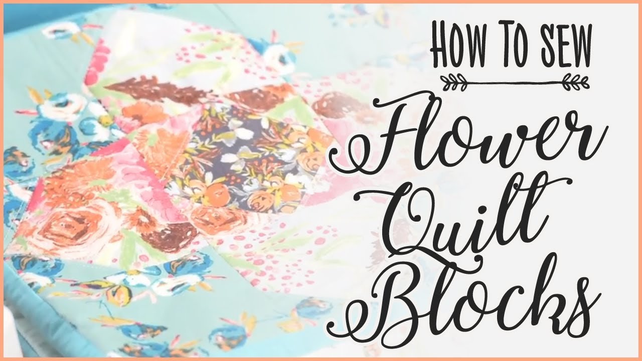 Patchwork Quilting For Beginners - Easy Flower Block