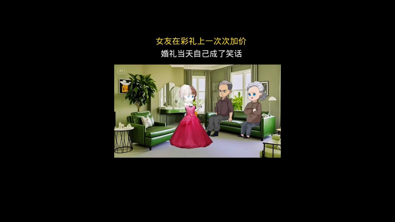 女友在彩礼上一次次加价，婚礼当天自己成了笑话#家庭情感动画 #二次元#婚姻情感#内容启发搜索