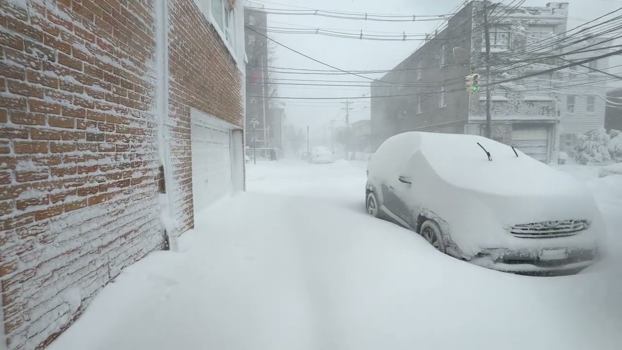 🥶⛈️Mega Tormenta en Nueva Jersey 🇺🇸😱