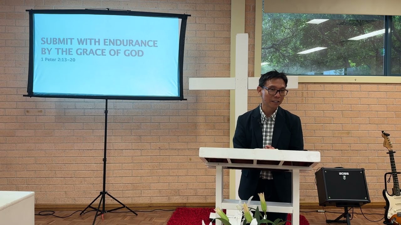 SUBMIT WITH ENDURANCE BY THE GRACE OF GOD / 1 Peter 2:13-20
