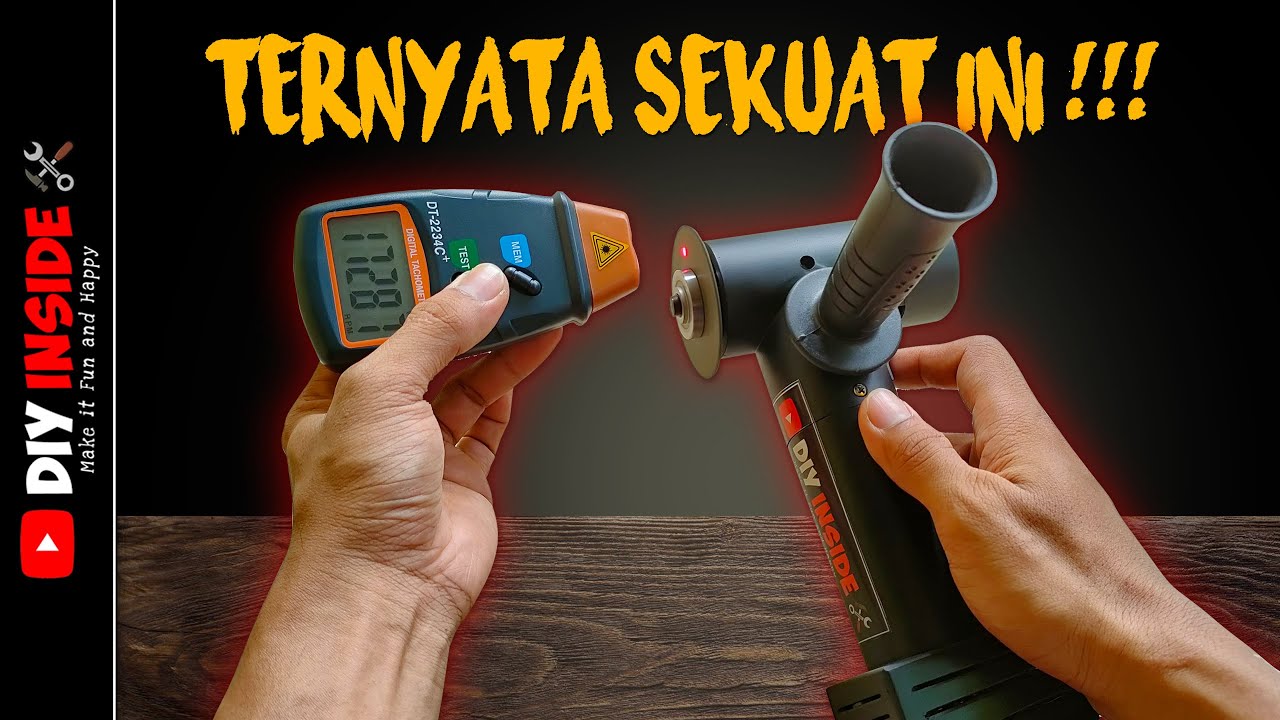 gerinda dari pipa PVC & dinamo dc 795 17.000 RPM bisa buat potong besi tebal #doityourself #diy